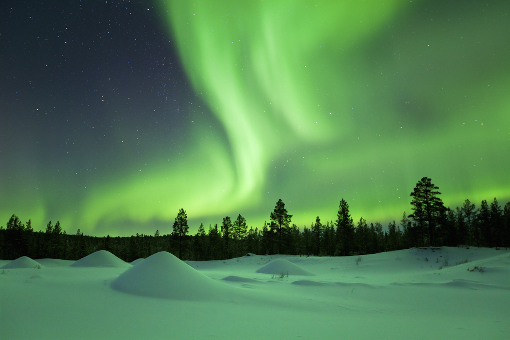Laponia Finlandesa, Aurora Borealcas
